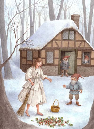 森の中の三人の小人